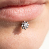 Flower Lip Piercings