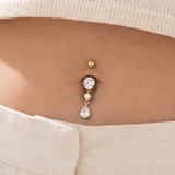 Bauchnabelpiercing Tropfen