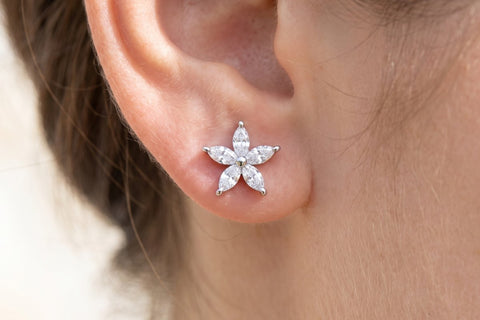 Flower Ear Piercings