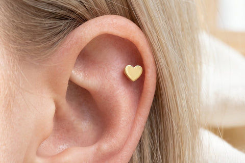 Ohrpiercing Herz