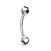 Silver/Purple