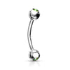 Silver/Green