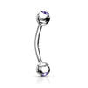 Silver/Tanzanite