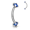 Silver/Blue