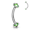 Silver/Green