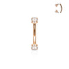 Rose Gold/Crystal