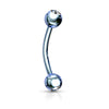 Silver/Light blue/Clear