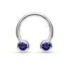Silver/Blue