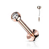 Or rose/Cristal