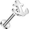 Titanium Labret anchor Push-In