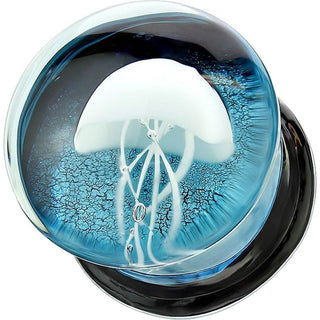Glass Plug Jellyfish Glass