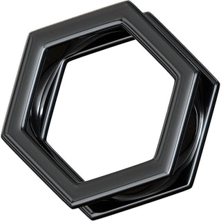 Tunnel Hexagon Black Internally Threaded