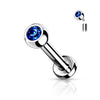Silver/Blue