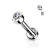 Silver/Clear
