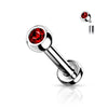 Silver/Red