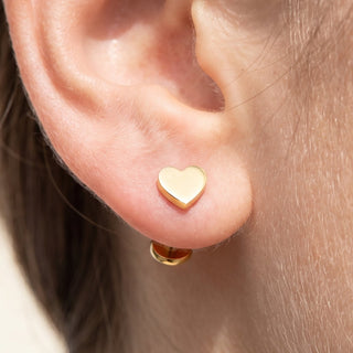 Heart Piercings – selection on linen