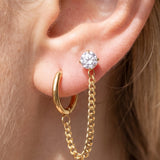 Piercing Oreille avec Chaîne