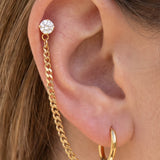 Piercing mit Kette