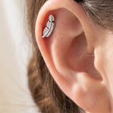 Feather Piercings
