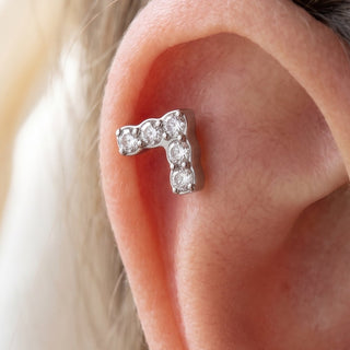 Helix Piercing Studs – selection on linen