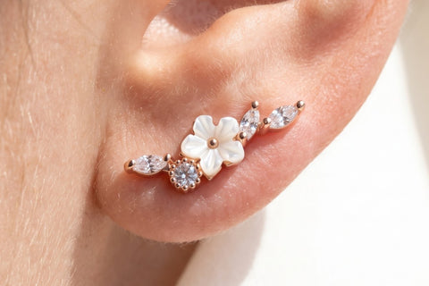 Leaf Ear Piercings