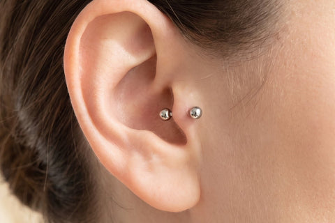 Tragus Piercing Silber