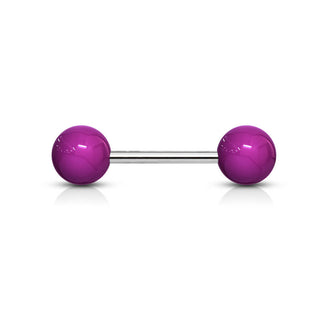 Barbell Acrylic Solid Colored Ball