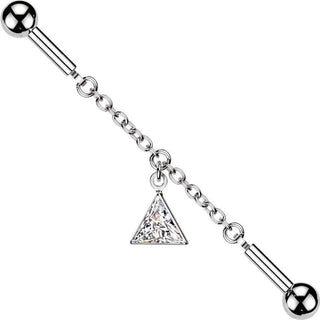 Industrial Barbell Triangle Dangle Connector Chain