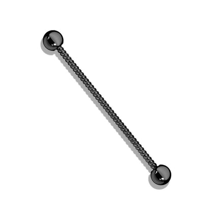 Industrial Barbell Ball Silver Rope