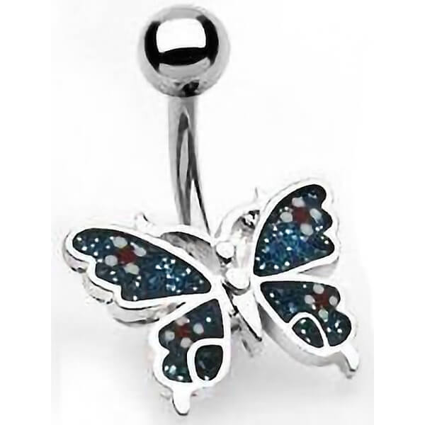 Belly Button Piercing Butterfly