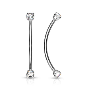 Curved Barbell Zirconia