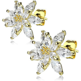 Ear Stud Flower Zirconia