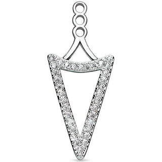 Attachment Triangle Zirconia Silver