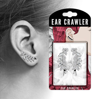 Ear Crawler Leaves Zirconia