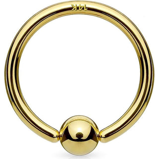 Solid Gold 14 Carat Ring Yellowgold Bendable