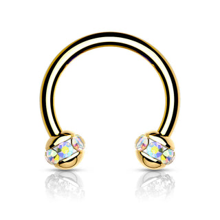 Horseshoe Ball Zirconia