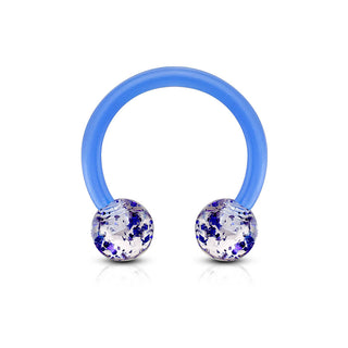 Acrylic Horseshoe Acrylic Ultra Glitter Ball