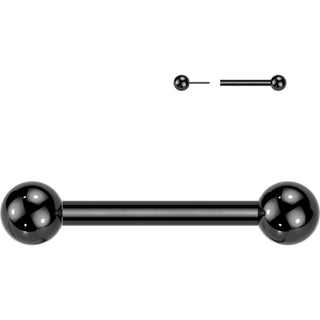 Titanium Barbell One fixed ball Push-In