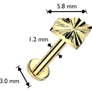 Titan Labret Diamant Push-In