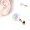 Barbell Ball Opal Internally Threaded