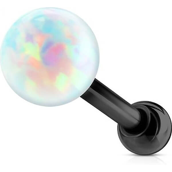 Barbell Ball Opal Internally Threaded