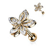 Barbell Flower Zirconia