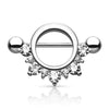 Nipple Piercing Zirconia Round