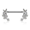 Nipple Piercing Shooting Star Zirconia Silver