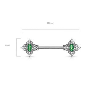 Téton Fleur Zircone Opale