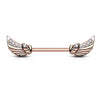 Nipple Piercing Wing Zirconia