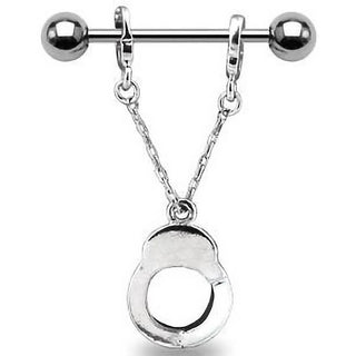 Nipple Piercing Handcuffs dangle