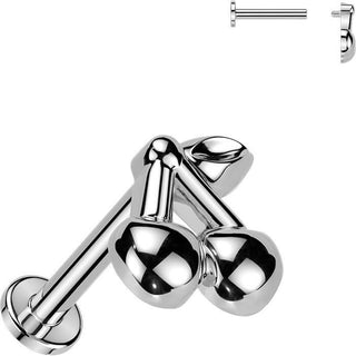 Labret cherry Internally Threaded