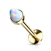 Labret Opal cup setting Internally Threaded
