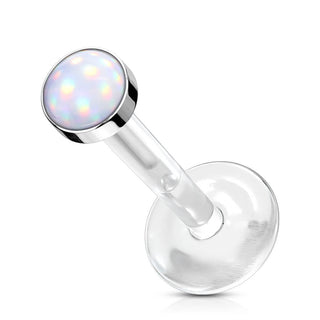 Labret Pierre Synthétique Plate Lumineuse